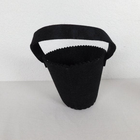 4 Halloween Felt Buckets Pumpkin Monsters Boo Trick or Treat Party Goodies 5" - Picture 10 of 11